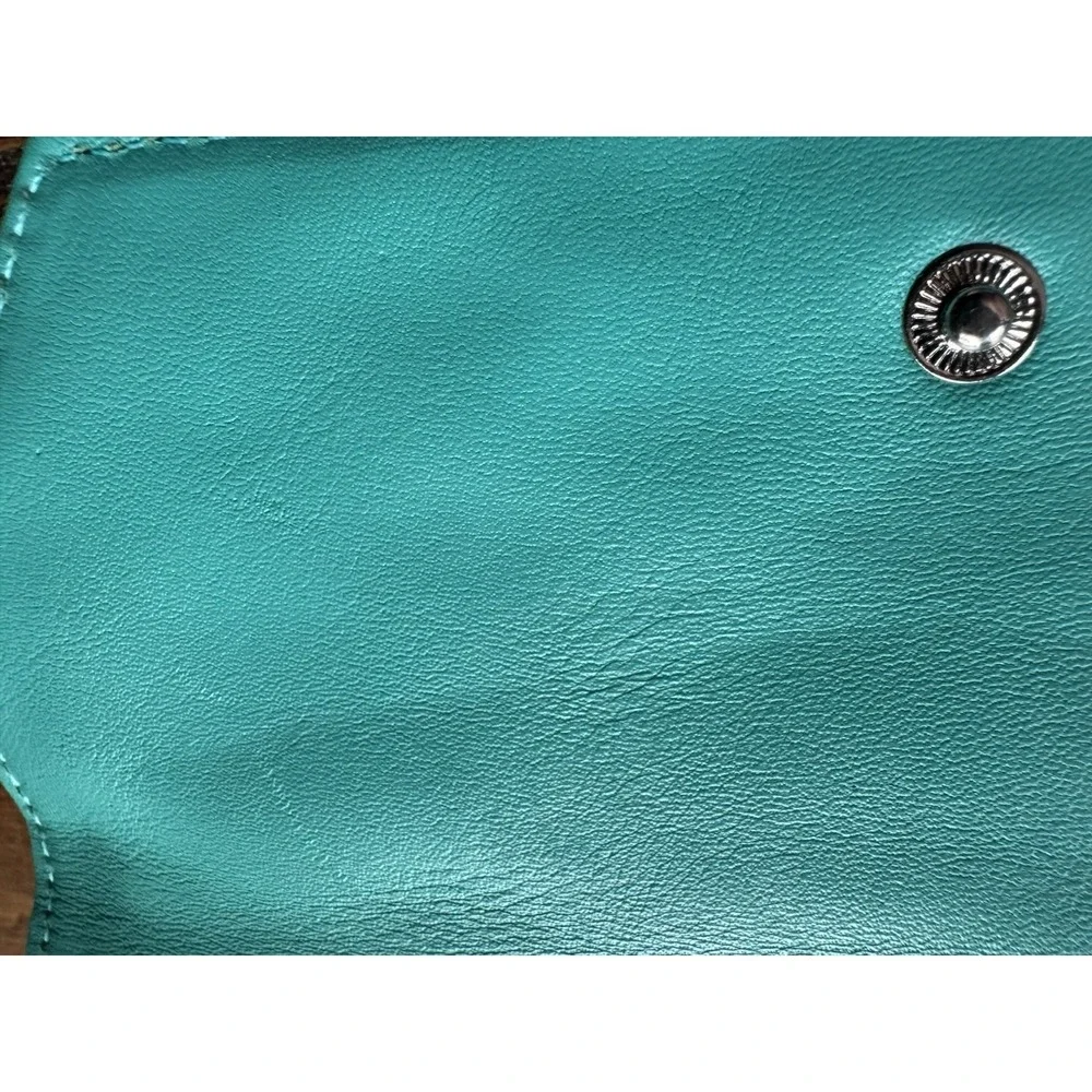Rebecca Minkoff Quilted Zip-Around Wallet‎ Turquoise